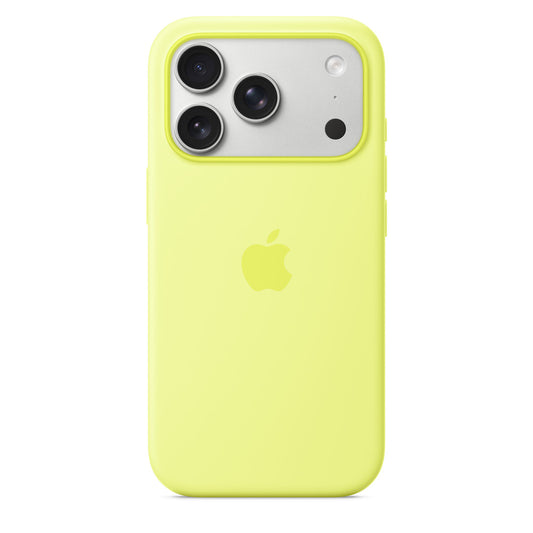 IPhone 17 Pro Silicone Case - Neon Yellow