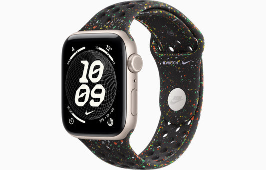 Apple Watch SE3 GPS+Cellular 40mm Midnight Aluminium Case With Midnight Sports Brand - M/L
